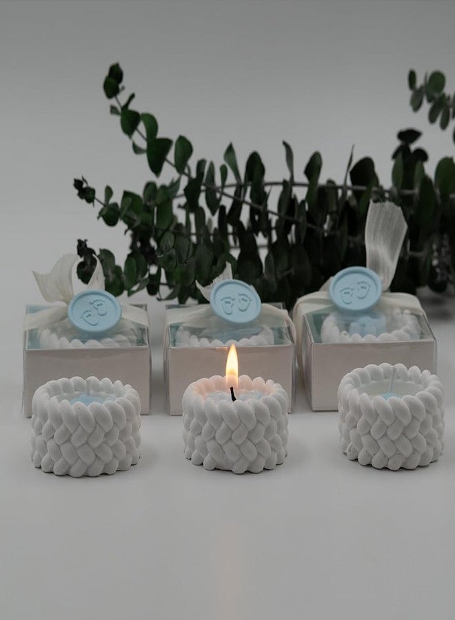 MIODUO DECOR 8 Pack Baby Shower Decorations Boy Blue Candy for Baby Shower Gifts for Guest Baby Boy Brithday Candle - Image 4